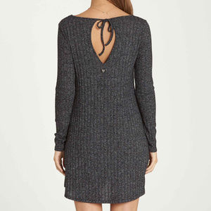 NWT - Billabong - Charcoal Autumn Dress